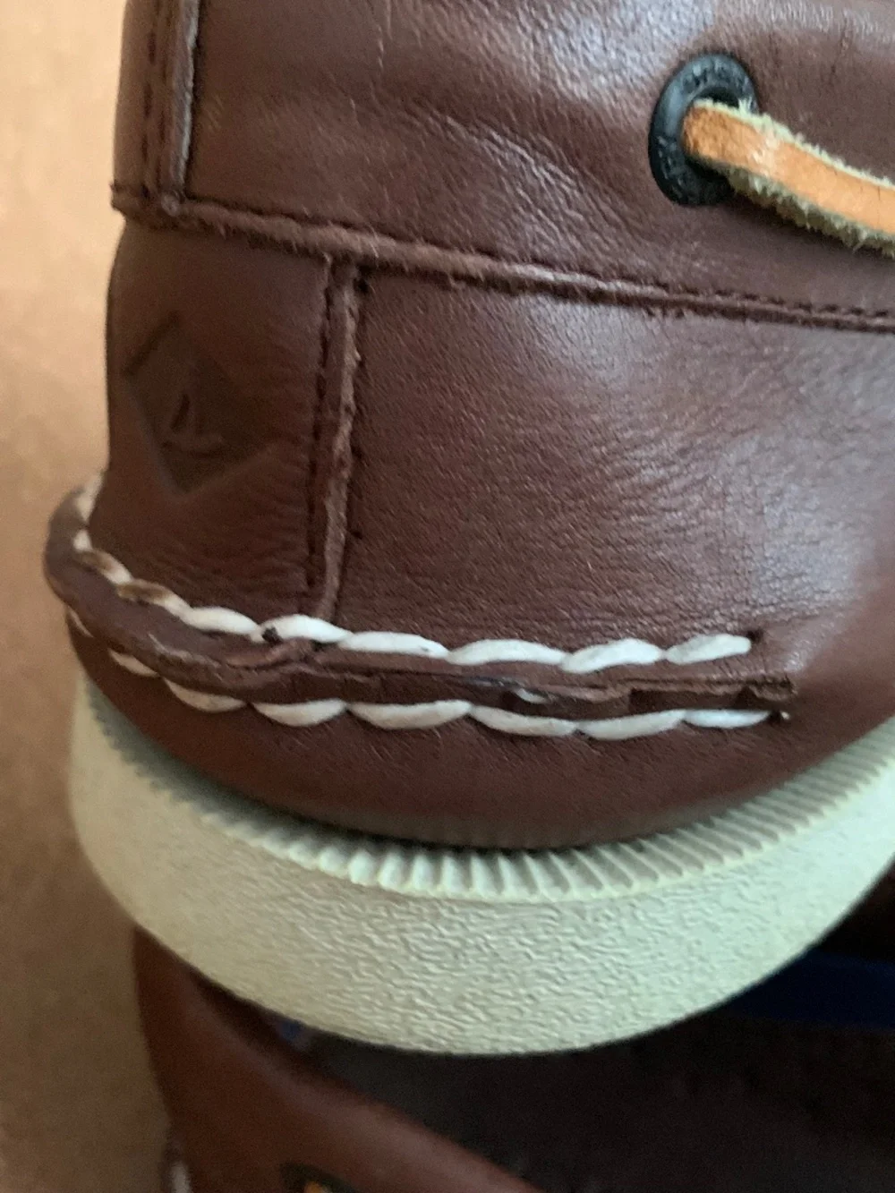 Sperry Top-Sider Brown Leather Boat Shoes Men's Size 12 Classic Moc Loafers
